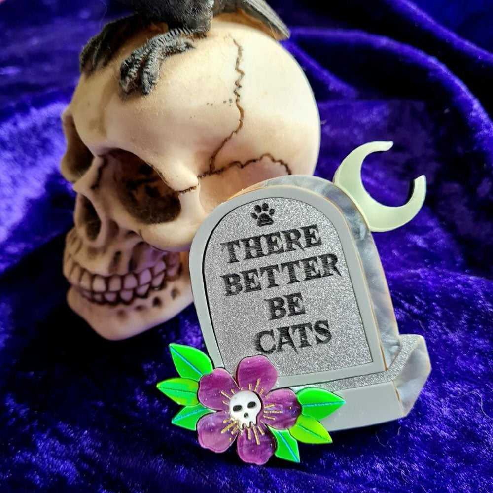 Brooches Gravestone Epitaph Brooch by Cherryloco Jewellery 13303-B_86BB 39 $ Shop All Quirks! Stew's Incense
