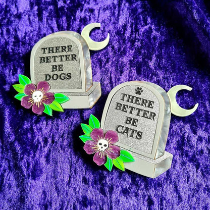Brooches Gravestone Epitaph Brooch by Cherryloco Jewellery 13303-B_86BB 39 $ Shop All Quirks! Stew's Incense