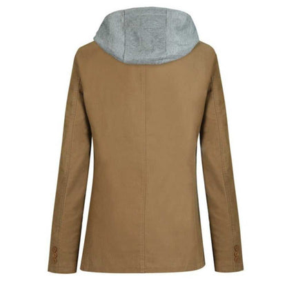 Men Blazer Mens Street Style Hooded Blazer in Black CMU30231C47-BLK-XS 64 $ Coats Onetify Stew's Incense