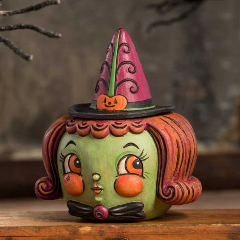Halloween Figurine Hagatha Hollow Head Container by Johanna Parker for Bethany Lowe JP3027 59 $ Shop All Quirks! Stew's Incense