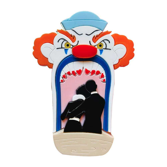 Brooches Creepy Funfair Collection - Scary Clown Tunnel Acrylic Brooch by Makokot Design 1289849742 44 $ Shop All Quirks! Stew's Incense