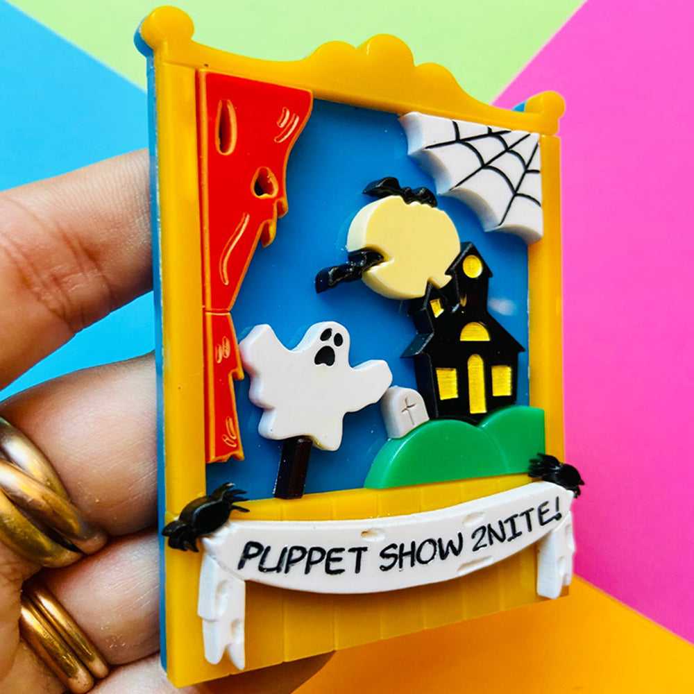 Brooches Creepy Funfair Collection - Scary Puppet Show Acrylic Brooch by Makokot Design 1303861109 44 $ Shop All Quirks! Stew's Incense