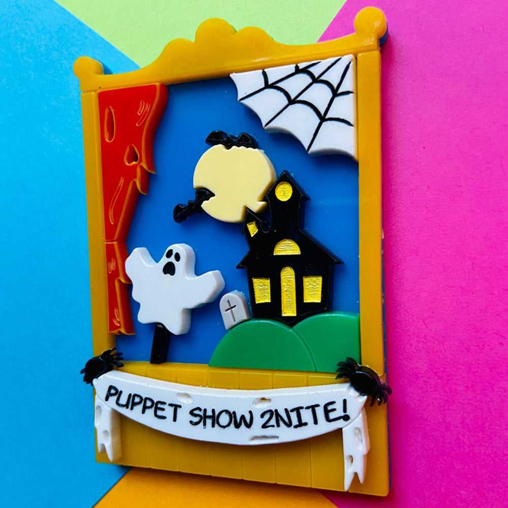 Brooches Creepy Funfair Collection - Scary Puppet Show Acrylic Brooch by Makokot Design 1303861109 44 $ Shop All Quirks! Stew's Incense