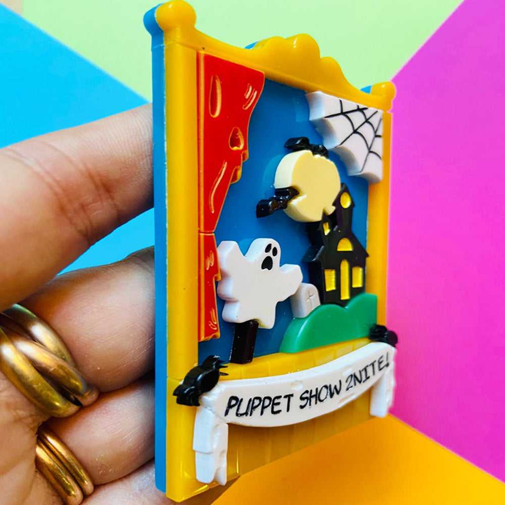 Brooches Creepy Funfair Collection - Scary Puppet Show Acrylic Brooch by Makokot Design 1303861109 44 $ Shop All Quirks! Stew's Incense