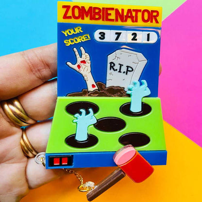 Brooches Creepy Funfair Collection - Zombienator Acrylic Brooch by Makokot Design 1289824376 44 $ Quirks! Stew's Incense