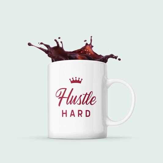 Mug Hustle Hard Mug with Crown Gift 1207053482 24 $ Mugs Onetify Stew's Incense
