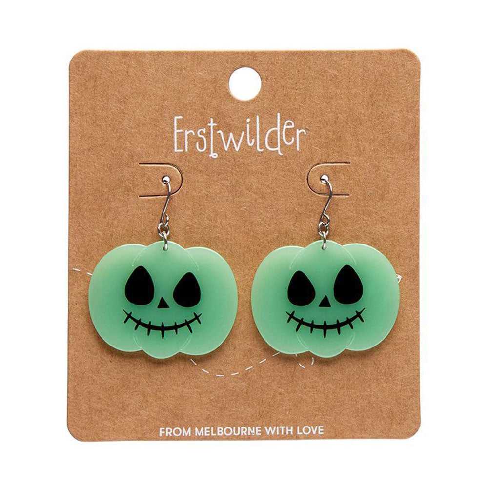 Earrings and Accessories Jack O Lantern Drop Earrings - Glow in the Dark by Erstwilder EECI113WHS 12 $ Shop All Quirks! Stew's Incense