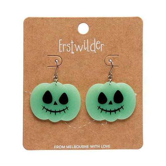 Earrings and Accessories Jack O Lantern Drop Earrings - Glow in the Dark by Erstwilder EECI113WHS 12 $ Shop All Quirks! Stew's Incense