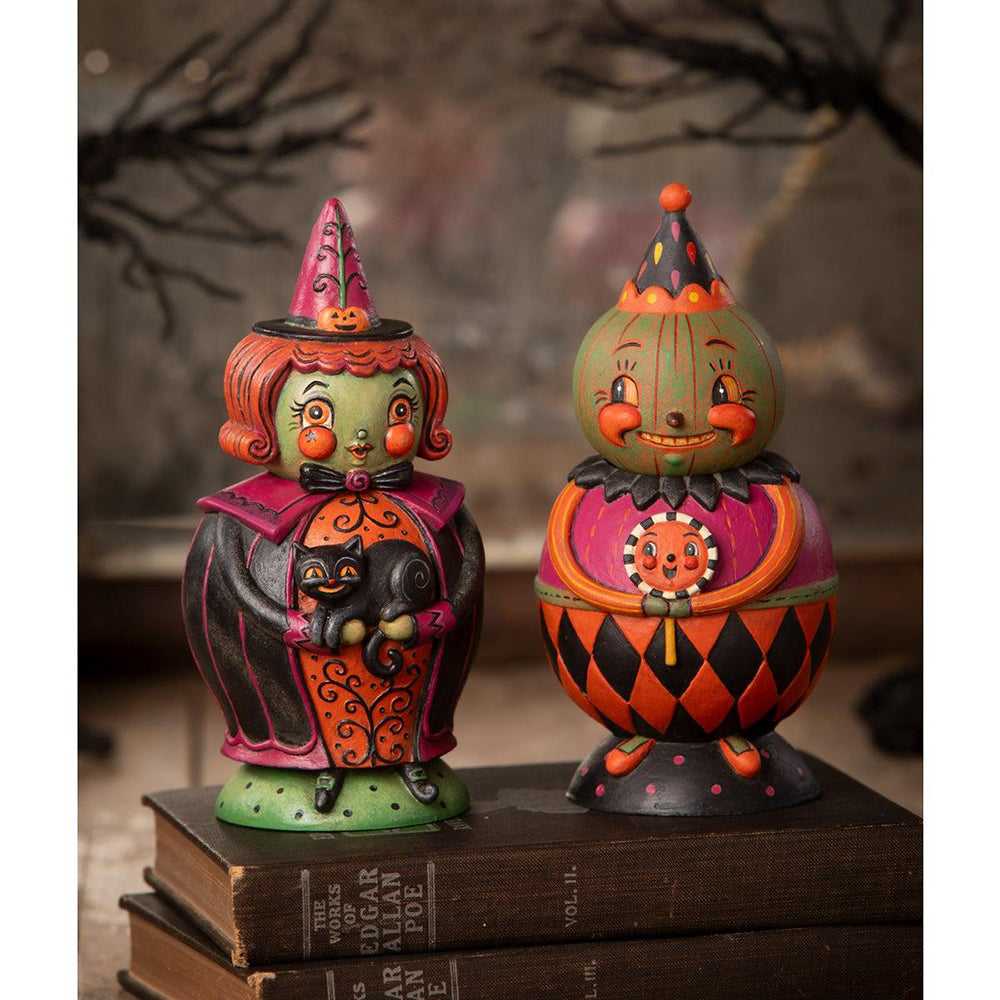 Figurines Jackie Green-O-Ween Spooks Jar Johanna Parker for Bethany Lowe Designs JP4029 89 $ Shop All Quirks! Stew's Incense
