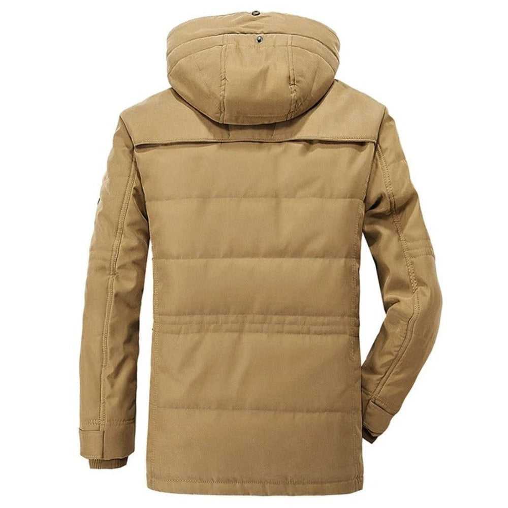 Men Coats Mens Hooded Winter Parka Coat with Inner Fleece ONFY12058932MHC-KHK-S 169 $ Coats Onetify Stew's Incense
