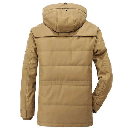 Men Coats Mens Hooded Winter Parka Coat with Inner Fleece ONFY12058932MHC-KHK-S 169 $ Coats Onetify Stew's Incense