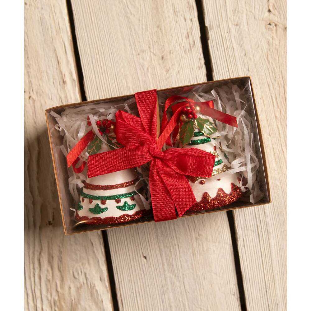Seasonal Decor, Christmas Kitschmas Fun Set/2 Bell Ornaments by Bethany Lowe Designs TF4258 49 $ Christmas Quirks! Stew's Incense