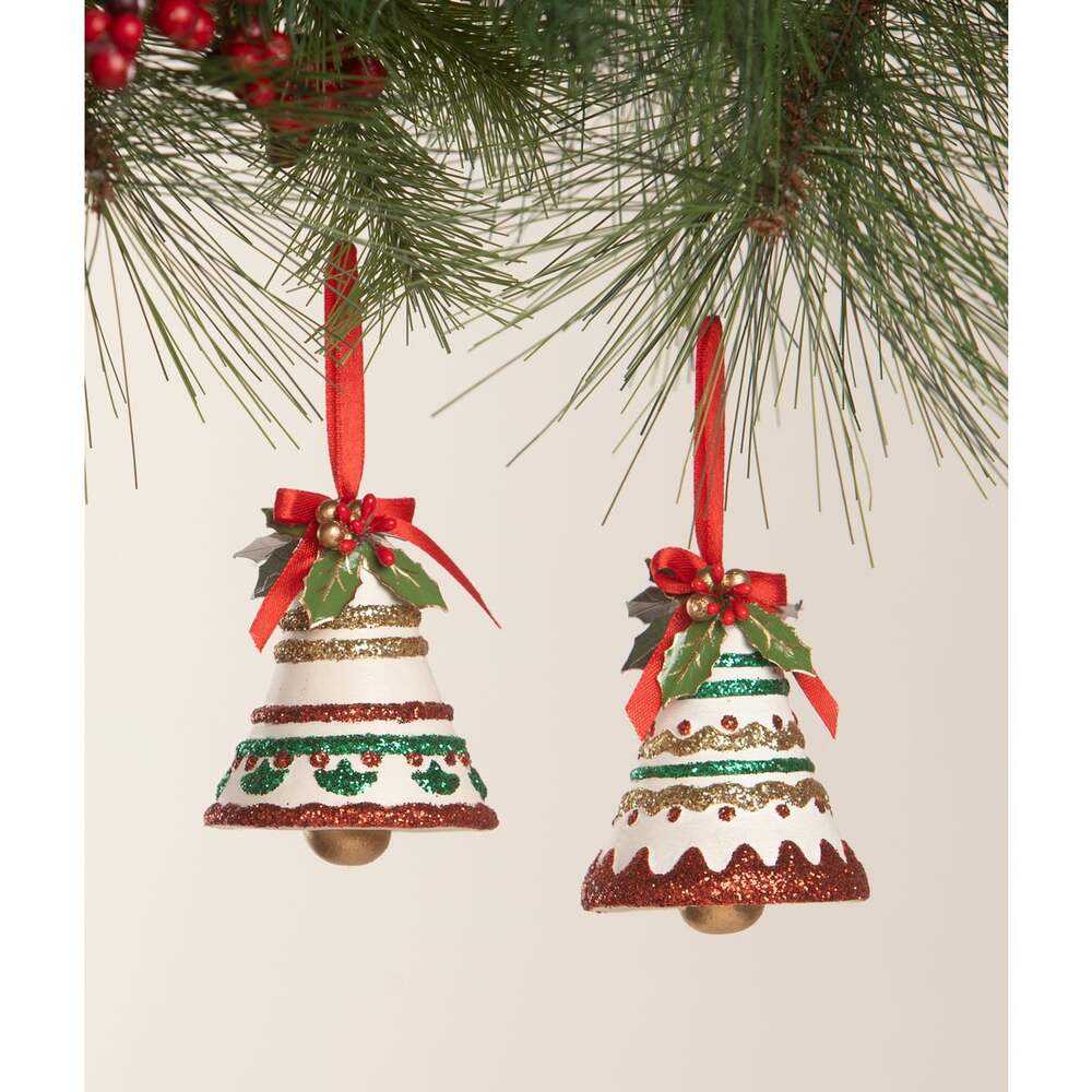 Seasonal Decor, Christmas Kitschmas Fun Set/2 Bell Ornaments by Bethany Lowe Designs TF4258 49 $ Christmas Quirks! Stew's Incense
