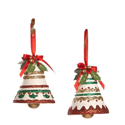 Seasonal Decor, Christmas Kitschmas Fun Set/2 Bell Ornaments by Bethany Lowe Designs TF4258 49 $ Christmas Quirks! Stew's Incense