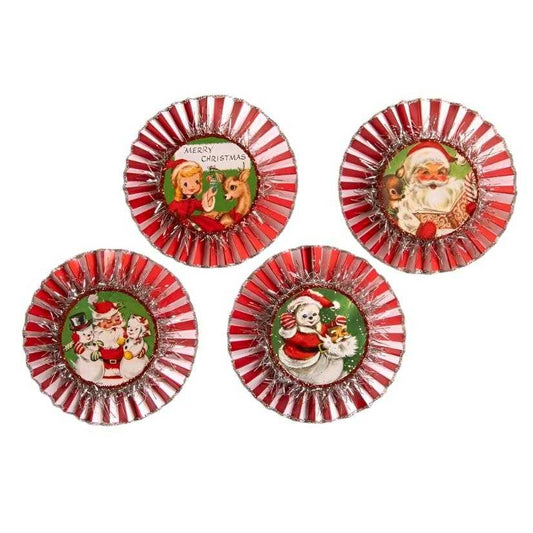 Christmas Kitschmas Rosette Ornaments Set of 4 by Bethany Lowe Designs TL3366 29 $ Christmas Quirks! Stew's Incense