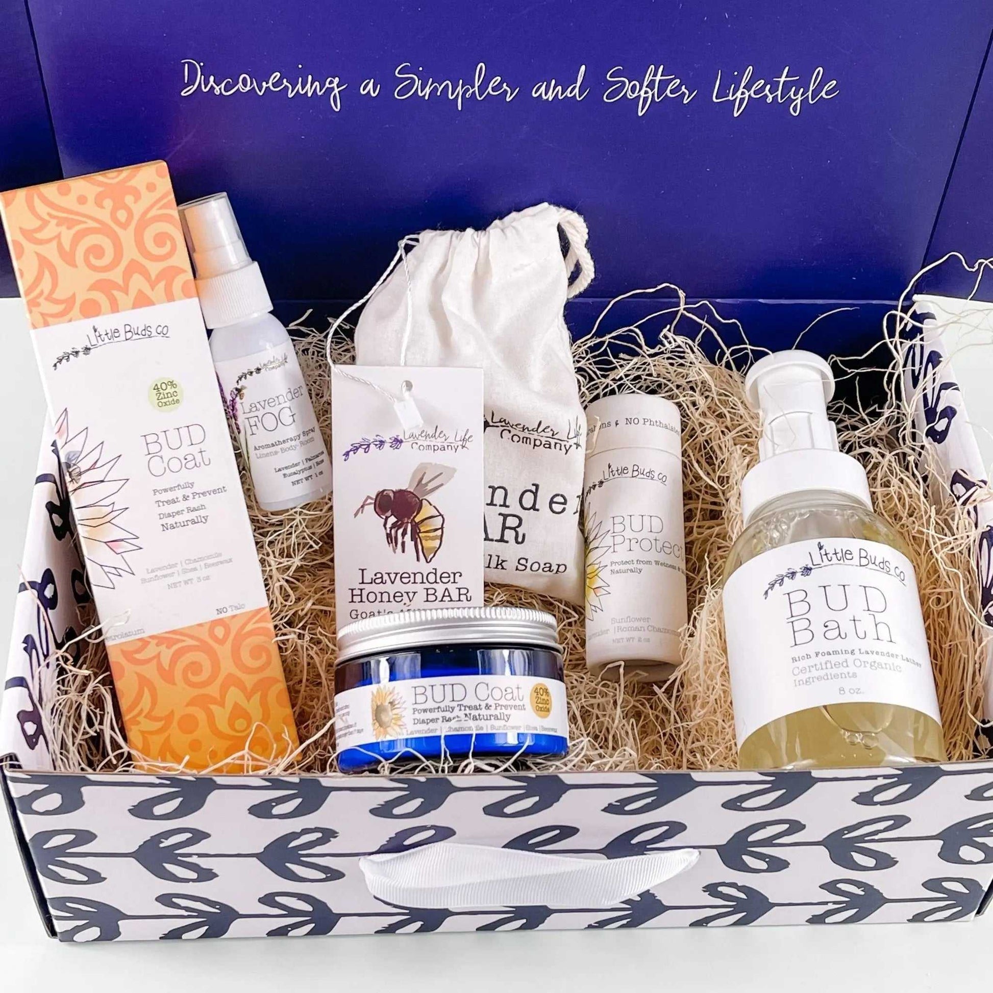 Bath & Body Gift Sets Lavender Bud Box - Baby Bath Gift Set BudGiftSet 68 $ Shop All Lavender Life Company Stew's Incense