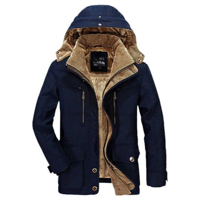 Men Coats Mens Hooded Winter Parka Coat with Inner Fleece ONFY12058932MHC-KHK-S 169 $ Coats Onetify Stew's Incense