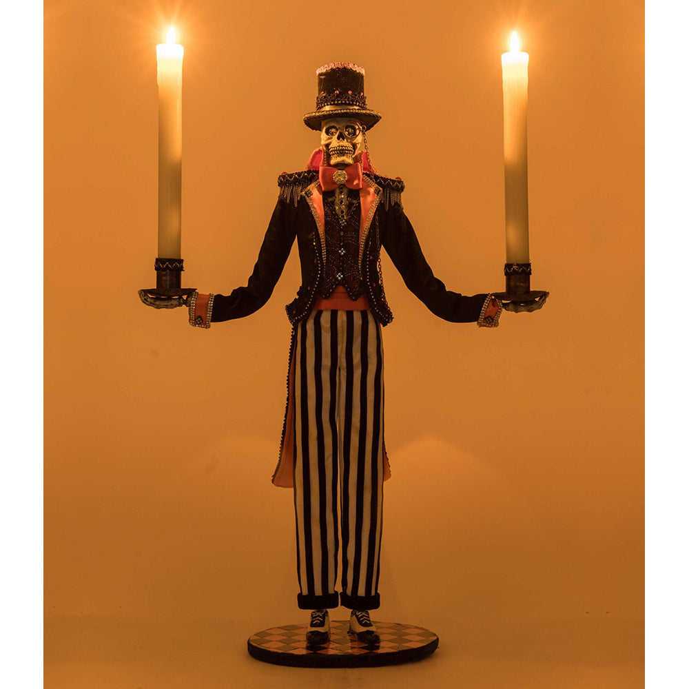 Seasonal & Holiday Decorations Macabre Skeleton Candelabra by Katherine's Collection 28-528667 249 $ Quirks! Stew's Incense