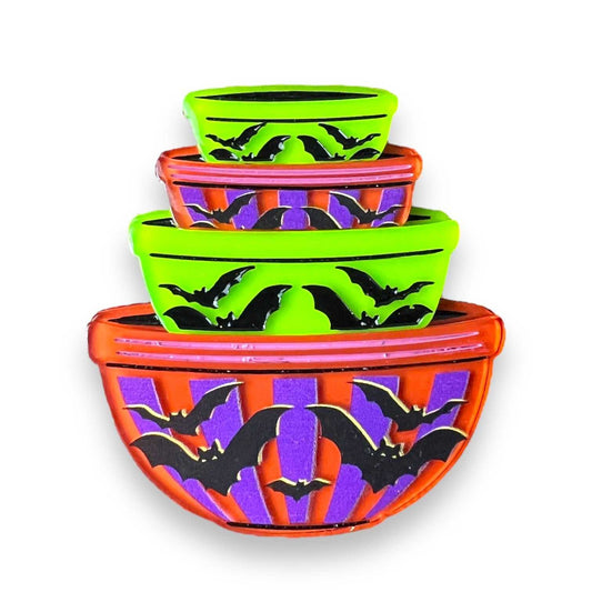 Brooches & Lapel Pins Menacing Mixers Halloween Bowls Brooch by Lipstick & Chrome BR-152 29 $ Shop All Quirks! Stew's Incense