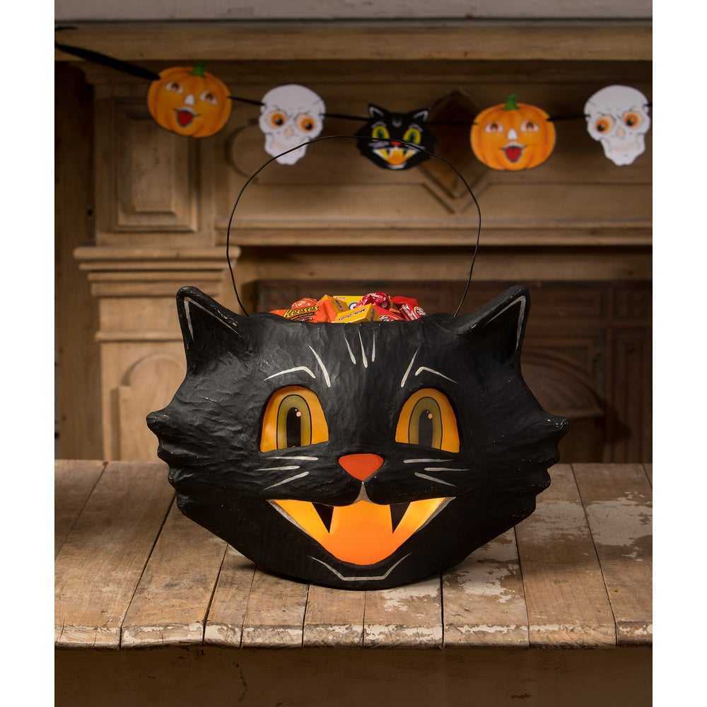 Seasonal Decor, Halloween Mr. Cool Cat Bucket by Bethany Lowe Designs TJ3310 169 $ Shop All Quirks! Stew's Incense