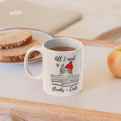 Mug Book Lovers Mug, All I Need is Books & Cats Mug 30977769952639873528 24 $ Mugs Onetify Stew's Incense