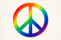 Muti color Peace symbol
