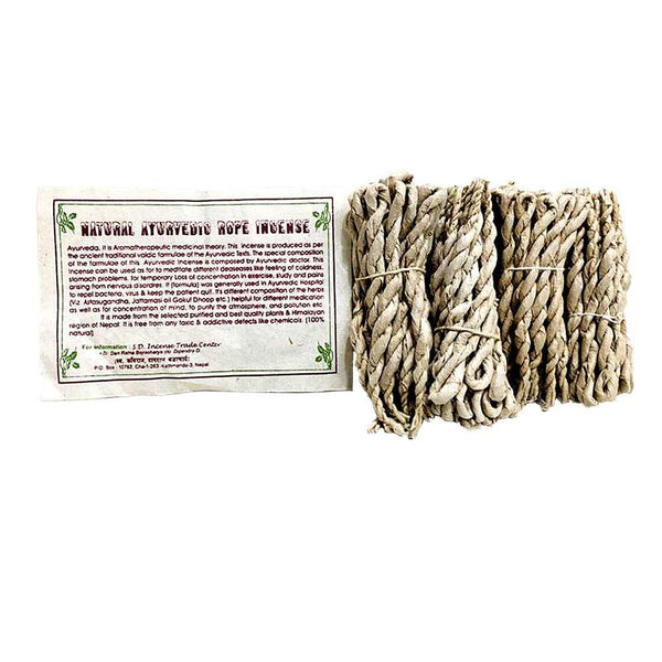 Incense Natural Ayurvedic Buddha Tibetan Rope Incense 80 ropes TNAY 9 $ Shop All The Witches Sage LLC Stew's Incense