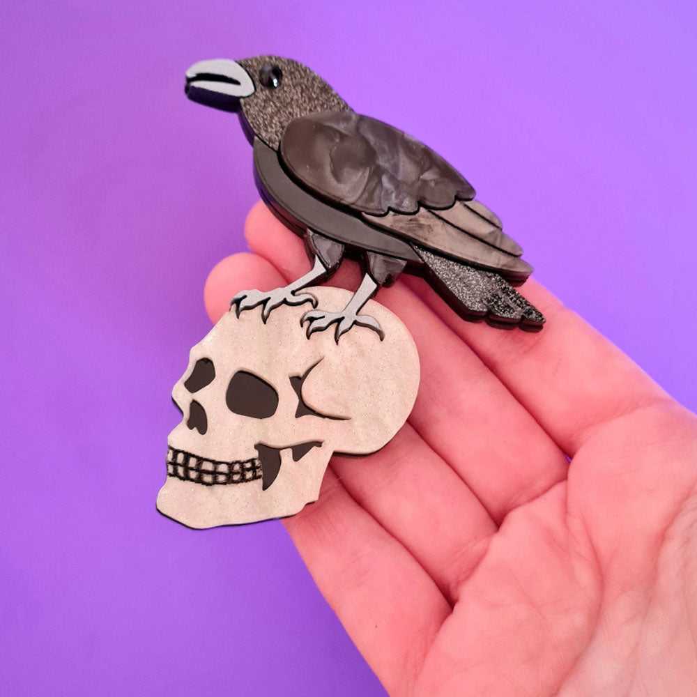 Brooches Nevermore Raven Brooch by Cherryloco 430606670235_2E9F 39 $ Shop All Quirks! Stew's Incense