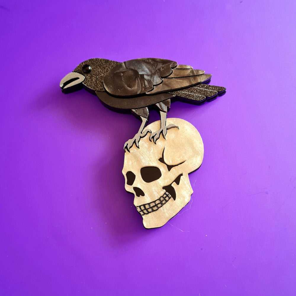 Brooches Nevermore Raven Brooch by Cherryloco 430606670235_2E9F 39 $ Shop All Quirks! Stew's Incense