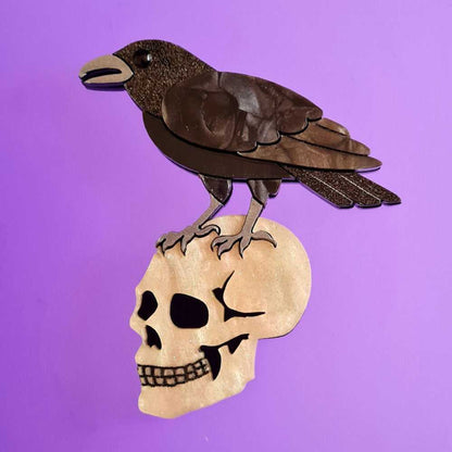 Brooches Nevermore Raven Brooch by Cherryloco 430606670235_2E9F 39 $ Shop All Quirks! Stew's Incense