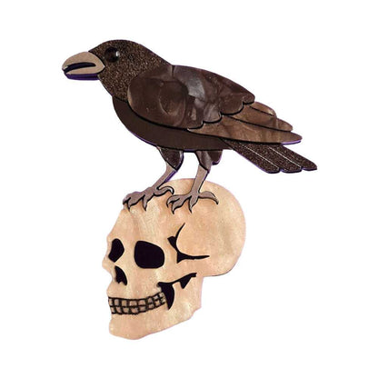 Brooches Nevermore Raven Brooch by Cherryloco 430606670235_2E9F 39 $ Shop All Quirks! Stew's Incense