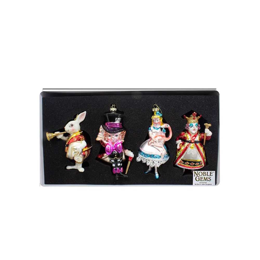 Seasonal Decor, Christmas Noble Gems™ Glass Wonderland Ornament Set, 4-Piece Box by Kurt Adler NBX0108 75 $ Christmas Quirks! Stew's Incense