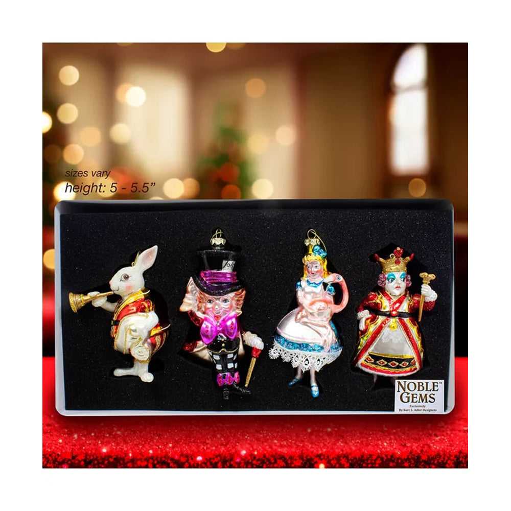 Seasonal Decor, Christmas Noble Gems™ Glass Wonderland Ornament Set, 4-Piece Box by Kurt Adler NBX0108 75 $ Christmas Quirks! Stew's Incense