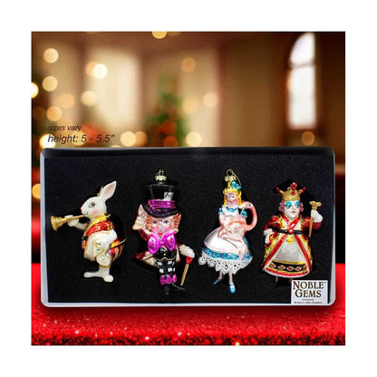 Seasonal Decor, Christmas Noble Gems™ Glass Wonderland Ornament Set, 4-Piece Box by Kurt Adler NBX0108 75 $ Christmas Quirks! Stew's Incense