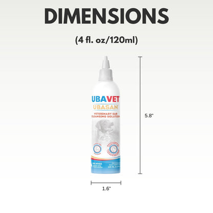 Animal Health UBAVET Ubasan Ear Cleansing Solution for Dogs & Cats – (4 fl oz / 120ml) UVUS90500 14 $ Pet Lovers Store American Pet Supplies Stew's Incense