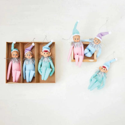 Seasonal & Holiday Decorations Pastel MCM KneeHugger Elf Ornaments, Set of 3 Vintage Reproduction XS9030 29 $ Christmas Quirks! Stew's Incense