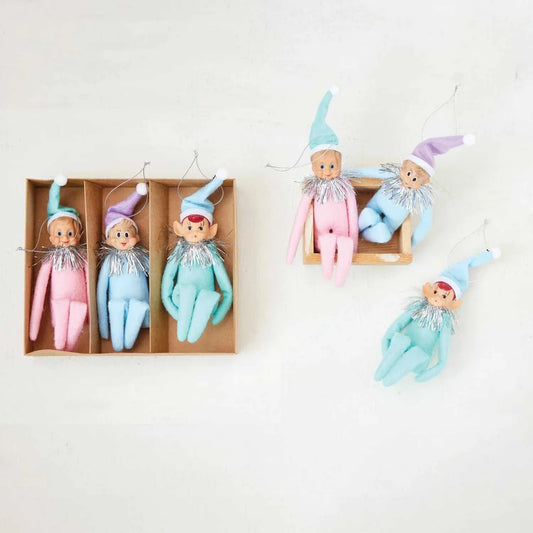 Seasonal & Holiday Decorations Pastel MCM KneeHugger Elf Ornaments, Set of 3 Vintage Reproduction XS9030 29 $ Christmas Quirks! Stew's Incense