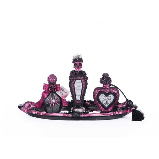 Katherine's Collection Halloween, Halloween, Seasonal Decor Pink Passion Vanity Tray with Bottles Set by Katherine's Collection 28-428154 299 $ Shop All Quirks! Stew's Incense