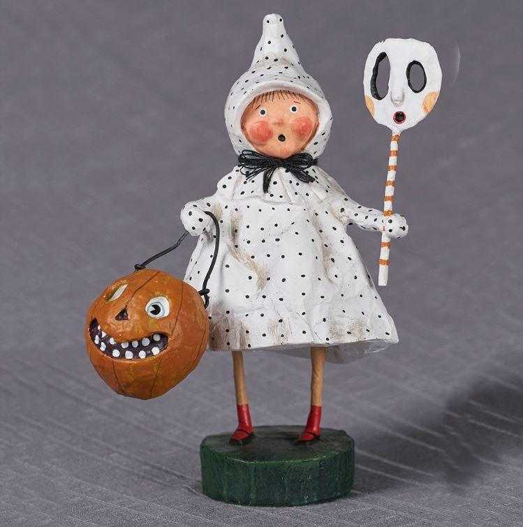 Figurines Polk-A-Dottie Boo Halloween Lori Mitchell Collectible Figurine 36197LM 32 $ Shop All Quirks! Stew's Incense