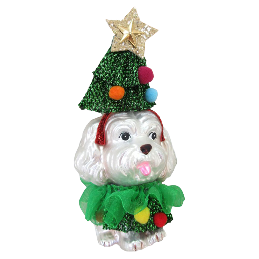 Holiday Ornaments Poodle in Tree Costume Ornament by December Diamonds 79-81725 19 $ Christmas Quirks! Stew's Incense