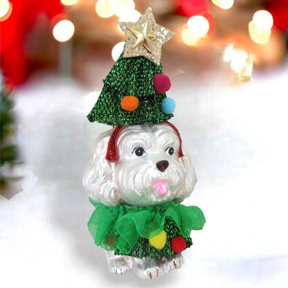 Holiday Ornaments Poodle in Tree Costume Ornament by December Diamonds 79-81725 19 $ Christmas Quirks! Stew's Incense