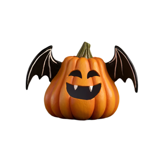 Figurines Pumpkin Bat Luminary by Bethany Lowe Designs TF4249 39 $ Shop All Quirks! Stew's Incense