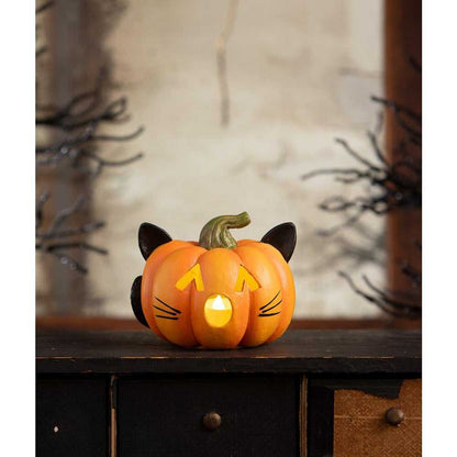 Figurines Pumpkin Cat Luminary by Bethany Lowe Designs TF4248 39 $ Shop All Quirks! Stew's Incense