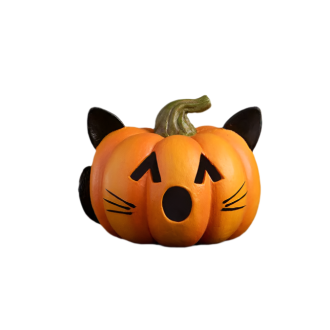 Figurines Pumpkin Cat Luminary by Bethany Lowe Designs TF4248 39 $ Shop All Quirks! Stew's Incense