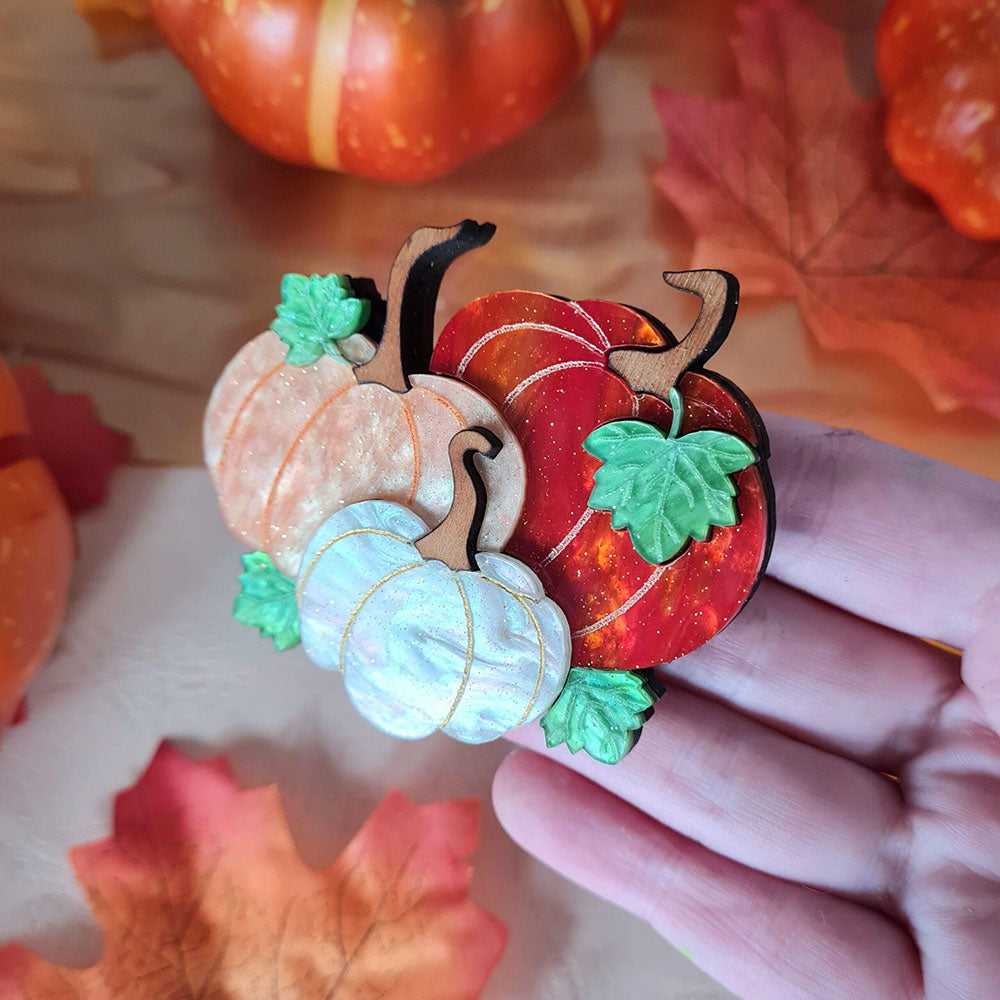 Brooches Pumpkin Patch Brooch by Cherryloco 14409-B 42 $ Shop All Quirks! Stew's Incense