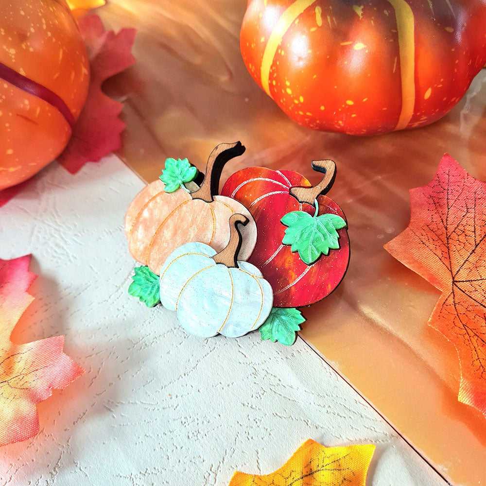 Brooches Pumpkin Patch Brooch by Cherryloco 14409-B 42 $ Shop All Quirks! Stew's Incense