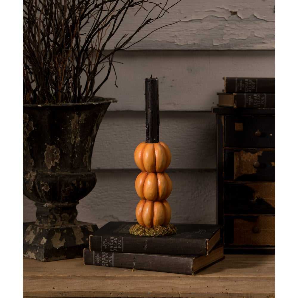 Seasonal Decor, Halloween Pumpkin Stack Candlestick by Bethany Lowe Designs TD3132 32 $ Shop All Quirks! Stew's Incense