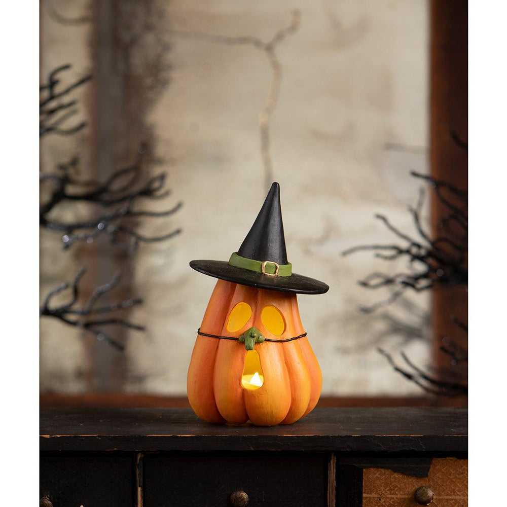 Figurines Pumpkin Witch Luminary by Bethany Lowe Designs TF4247 39 $ Shop All Quirks! Stew's Incense