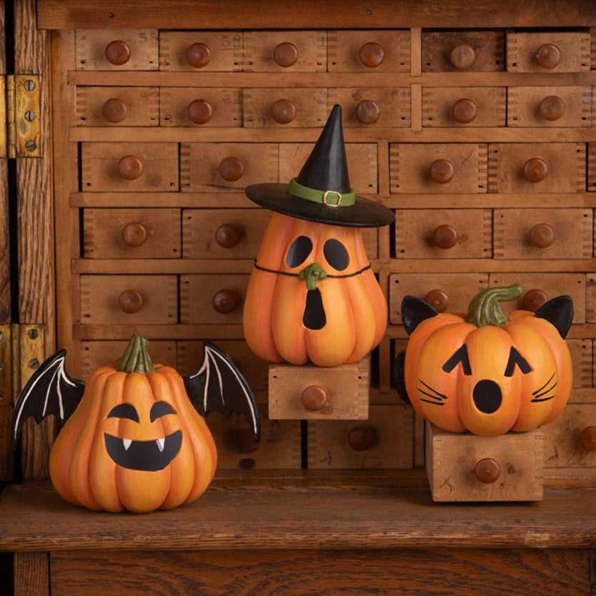 Figurines Pumpkin Witch Luminary by Bethany Lowe Designs TF4247 39 $ Shop All Quirks! Stew's Incense
