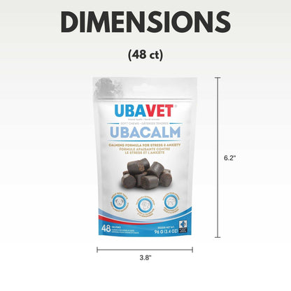 Dog Chews UBAVET Ubacalm Calming and Stress Relief Soft Dog Chews UVUS99220 18 $ Pet Lovers Store American Pet Supplies Stew's Incense